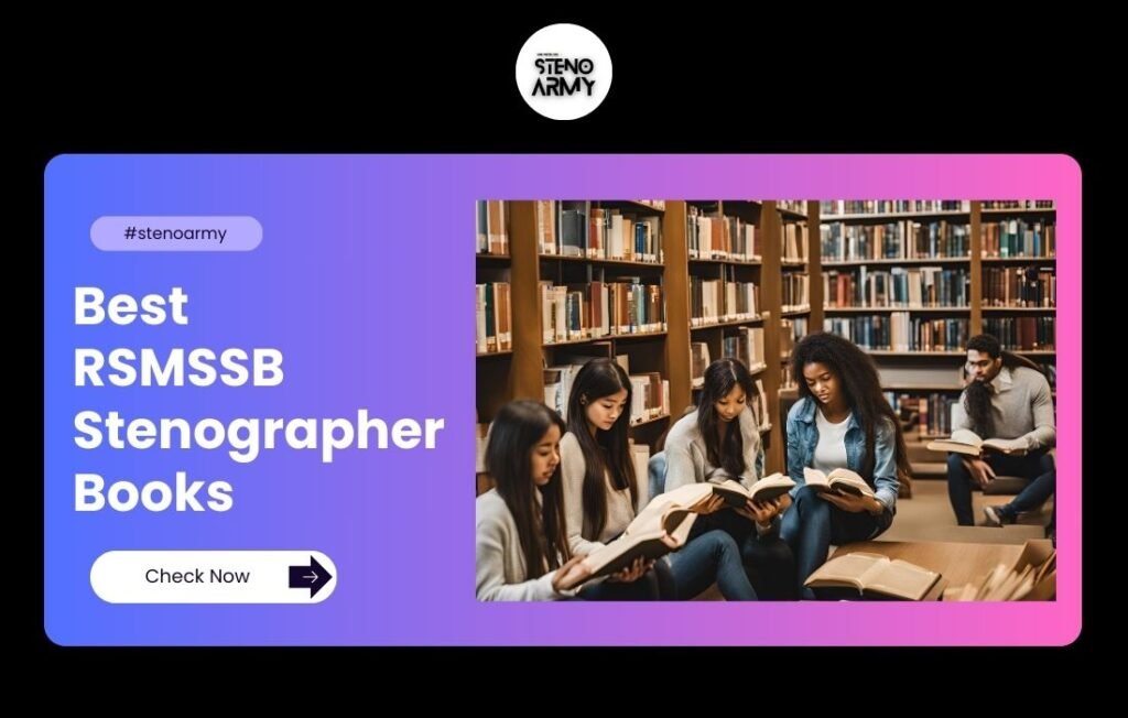 Best RSMSSB Stenographer Books